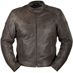 Nordcode Μπουφάν Δερμάτινο Cafe Race Καφέ Nordcode Μπουφάν Δερμάτινο Cafe Race Καφέ