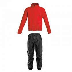 Acerbis Αδιάβροχο Σετ - Rain Suit Logo - Κόκκινο / Μαύρο - 16428.349