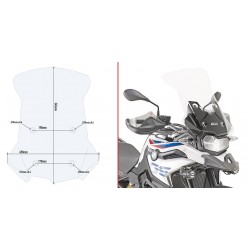 Givi D5127ST Διάφανη Ζελατίνα για BMW F 750 GS / F 850 GS '18 ΖΕΛΑΤΙΝΕΣ & ΚΙΤ ΤΟΠΟΘΕΤΗΣΗΣ
