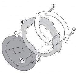 Givi  Σύστημα κλειδώματος σάκου στο ρεζερβουάρ BF04