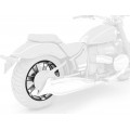 BMW Motorrad Πίσω Tροχός Χρωμιωμένος για R 18 Special Parts