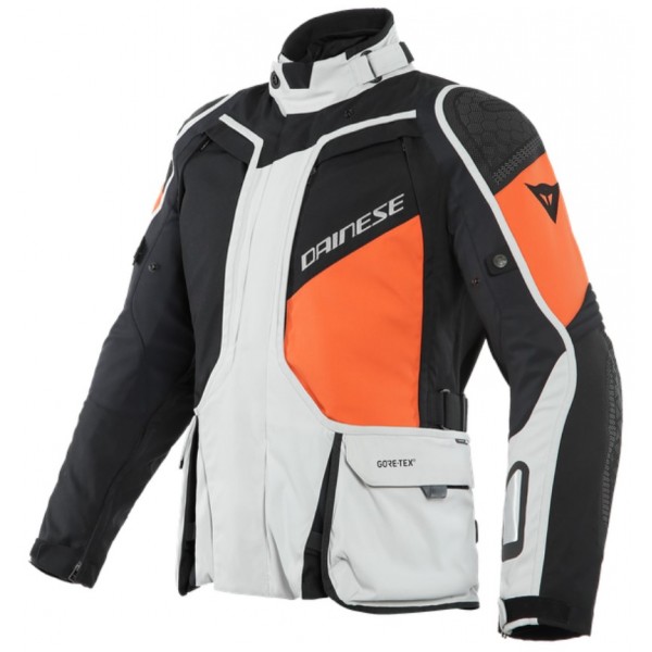 Dainese Μπουφάν D-Explorer 2 Gore-Tex Άσπρο / Μαύρο / Πορτοκαλί Μπουφάν Textile