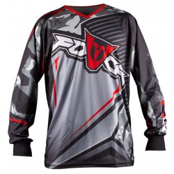 Fovos Μπλούζα Atlas II Μαύρο/Κόκκινο