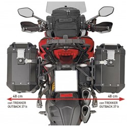 Givi Βάσεις Πλαϊνών Βαλιτσών Outback PLR7411CAM για Multistrada 1260 '18 ΒΑΛΙΤΣΕΣ / ΒΑΣΕΙΣ / TANKBAG