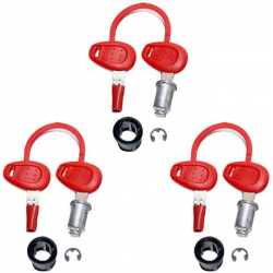 Givi Κλειδαριά Z228 Σετ 3 τεμαχίων Για Monokey E55/V47/E52