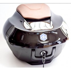 Piaggio Βαλιτσάκι Beverly 300-350 36L Μαύρο (Καφέ Σέλα)