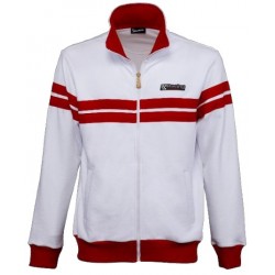 Vespa Ζακέτα Racing 60's Άσπρη / Κόκκινη