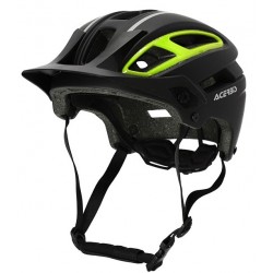 Acerbis Κράνος Ποδηλατικό Double P. Μαύρο / Fluo Κίτρινο 24665.444 ΚΡΑΝΗ