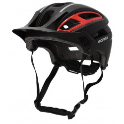 Acerbis Κράνος Ποδηλατικό Double P. Μαύρο / Κόκκινο 24665.323