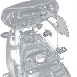 Givi Κιτ προσαρμογής βάσεων σάκων Honda NC700X, 1111KIT ΒΑΛΙΤΣΕΣ / ΒΑΣΕΙΣ / TANKBAG