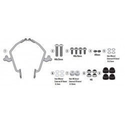 Givi KIT Ζελατίνας CMX500 Rebel ('20-'21) AL1182A Kit Τοποθέτησης