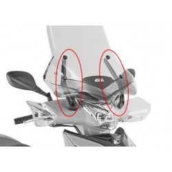Givi ΚΙΤ ζελατίνας D6114KIT για Agility 300 R16 ('19 - '20) Kit Τοποθέτησης