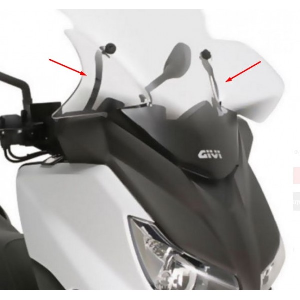 Givi D2111KIT Κιτ για ζελατίνα Yamaha X-MAX 400 '13 / X-MAX 125-250 '14 ΖΕΛΑΤΙΝΕΣ & ΚΙΤ ΤΟΠΟΘΕΤΗΣΗΣ