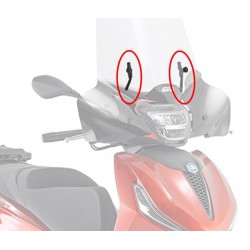Givi KIT για Παρμπρίζ Piaggio Beverly 300 '21 A5616A ΖΕΛΑΤΙΝΕΣ & ΚΙΤ ΤΟΠΟΘΕΤΗΣΗΣ