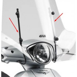 Givi A107AFM KIT τοποθέτησης για Piaggio Liberty ΖΕΛΑΤΙΝΕΣ & ΚΙΤ ΤΟΠΟΘΕΤΗΣΗΣ