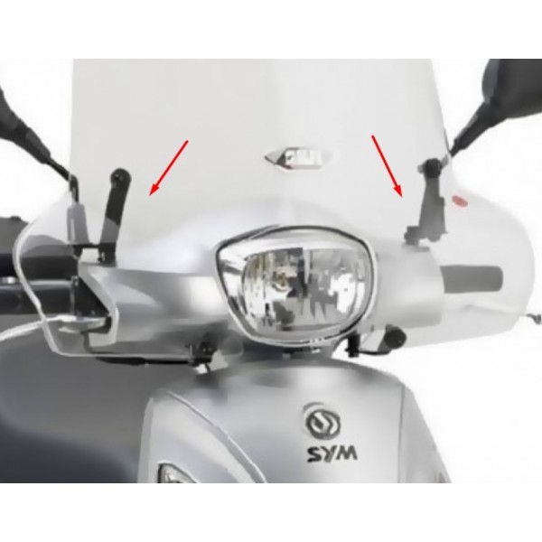 Givi Κιτ Για ζελατίνα A295A Sym Symphony 50-125 '09-10  ΖΕΛΑΤΙΝΕΣ & ΚΙΤ ΤΟΠΟΘΕΤΗΣΗΣ