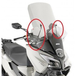 Givi ΚΙΤ Ζελατίνας D6115KIT για X-Town 123-300 '20 ΖΕΛΑΤΙΝΕΣ & ΚΙΤ ΤΟΠΟΘΕΤΗΣΗΣ