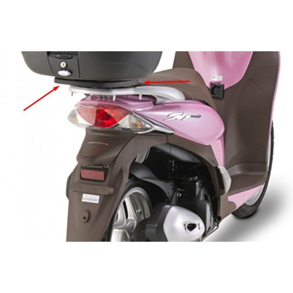 Givi Σχάρα Βαλίτσας για Honda SH Mode SR1125 ΒΑΛΙΤΣΕΣ / ΒΑΣΕΙΣ / TANKBAG