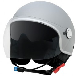 Piaggio Κράνος Mirror Γκρι H4/760B + Bluetooth