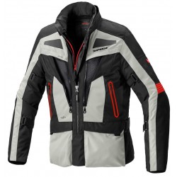 Spidi Μπουφάν Μηχανής Voyager Evo Ανδρικό Μαύρο / Πάγου / Κόκκινο 497 Μπουφάν Textile