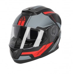 Acerbis Κράνος Serel SV ECE22.06 25201.323 Μαύρο / Κόκκινο ΚΡΑΝΗ