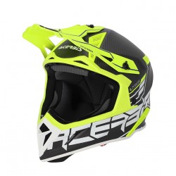 Acerbis Κράνος Steel Carbon ECE22.06 25047.457 Μαύρο / Fluo Κίτρινο Acerbis Κράνος Steel Carbon ECE22.06 25047.457 Μαύρο / Fluo Κίτρινο