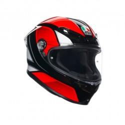 AGV Κράνος K6 S E2206 Hphen Black / Red / White