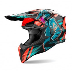 Airoh Κράνος Wraaap Cyber Πορτοκαλί Gloss ECE 22.06 ΚΡΑΝΗ