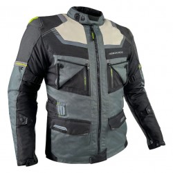 Nordcode Μπουφάν Adventure Evo 24 EN 17092 Ανδρικό 4 Εποχών Σκούρο Γκρι - Μαύρο OVERSIZE