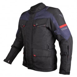 Nordcode Μπουφάν Dust Ανδρικό Χειμερινό Mαύρο-Μπλέ Oversize  Nordcode Μπουφάν Dust Ανδρικό Χειμερινό Mαύρο-Μπλέ Oversize