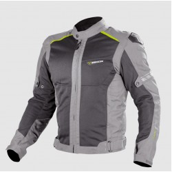 Nordcode Μπουφάν Μηχανής Fight Air Pro WP Ανδρικό EN 17092 Oversize Καλοκαιρινό Γκρί / Μαύρο ΕΝΔΥΣΗ