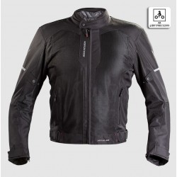 Nordcode Μπουφάν Μηχανής Jackal Air EN 17092 Καλοκαιρινό Μαύρο Oversize 