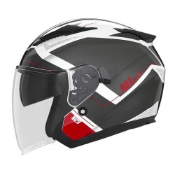 Nox  Κράνος N129 Triom ECE 22.06 Μαύρο / Ασπρο Nox  Κράνος N129 Triom ECE 22.06 Μαύρο / Ασπρο