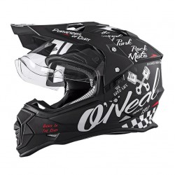 Oneal Κράνος Sierra Torment V.23 Μαύρο / Ασπρο