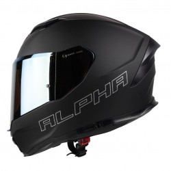 Pilot Κράνος Alpha SV ECE 22.06 Μαύρο Ματ + Extra Ζελατίνα Gold Ιριδίου