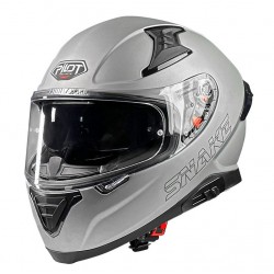 Pilot Κράνος Snake SV ECE 22.06 Τιτάνιο Ματ + Εxtra Φυμέ Ζελατίνα ΚΡΑΝΗ