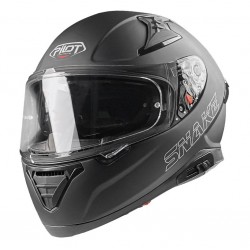 Pilot Κράνος Snake SV ECE 22.06 Μαύρο Ματ + Extra Φυμέ Ζελατίνα