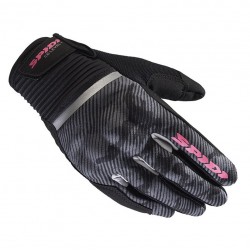 Spidi Γάντια Flash CE Lady Μαύρο / Camo Φούξια 545