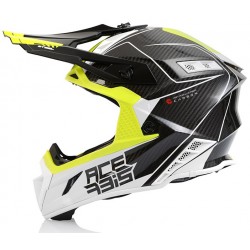 Acerbis Κράνος Steel Carbon Άσπρο / Κίτρινο 23424.234 ΚΡΑΝΗ