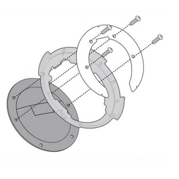 Givi  Σύστημα κλειδώματος σάκου στο ρεζερβουάρ 800MT ('22) BF72 ΒΑΛΙΤΣΕΣ / ΒΑΣΕΙΣ / TANKBAG