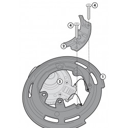 GIVI Μεταλλικό Πέταλο TankLock BF22 για BMW R 1200 GS Adventure