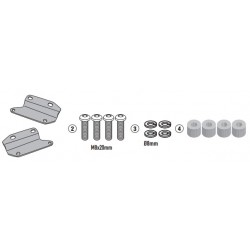 Givi ΚΙΤ 1185KIT για TE1185 CB650R 2021 Honda ΖΕΛΑΤΙΝΕΣ & ΚΙΤ ΤΟΠΟΘΕΤΗΣΗΣ