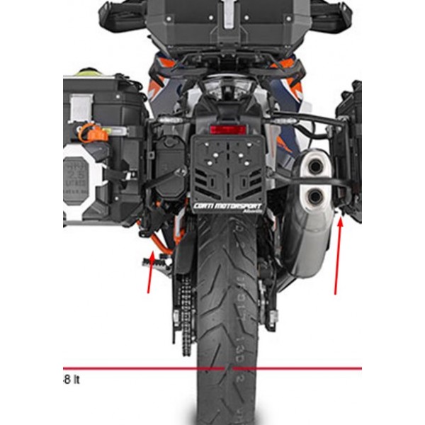 Givi Βάσεις Πλαϊνών Βαλιτσών KTM Super Adventure R 1290 ('21) PLOR7713CAM ΒΑΛΙΤΣΕΣ / ΒΑΣΕΙΣ / TANKBAG