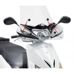 Givi KIT Τοποθέτησης Ζελατίνας για LEAD 110 '08-'14 A314A Kit Τοποθέτησης