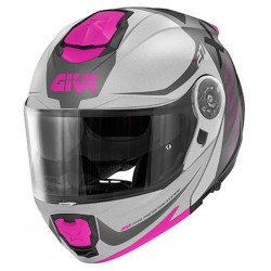 Givi Κράνος HX27 Dimension Titanio/Fuchsia