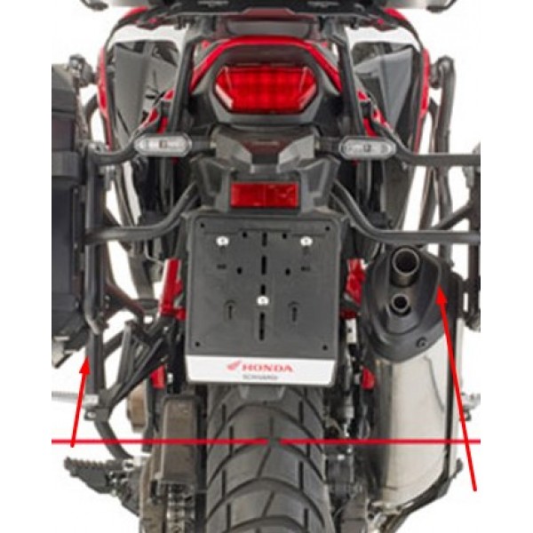 Givi Βάσεις πλαϊνών βαλιτσών CRF1100L AFRICA TWIN/ ADV SPORTS 2019-21+ΚΙΤ PLO1179CAM ΒΑΛΙΤΣΕΣ / ΒΑΣΕΙΣ / TANKBAG