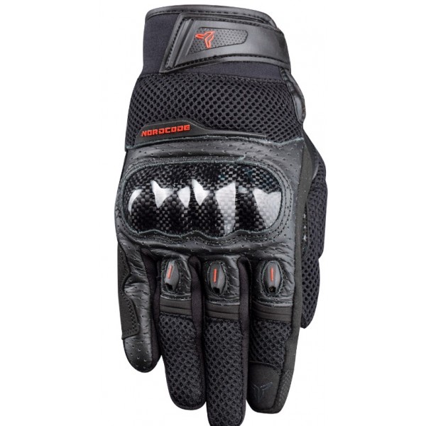 Nordcode Γάντια Air Tech-r CE EN 13594 Μαύρο / Κόκκινο ΕΝΔΥΣΗ