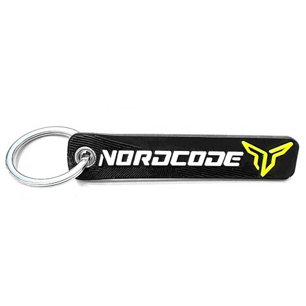 Nordcode Μπρελόκ Key Chain Άσπρο/ Κίτρινο ΕΝΔΥΣΗ
