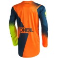 Oneal MX Μπλούζα Element Racewear V.22 Μπλε / Πορτοκαλί / Neon Kίτρινο ΕΝΔΥΣΗ