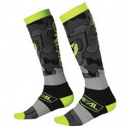 ONeal Κάλτσες Pro MX Camo V.22 Γκρι / Neon Κίτρινο ΕΝΔΥΣΗ